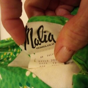 Malia of Honolulu vintage maxi sundress
